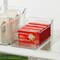 mDesign Plastic Kitchen Pantry Cabinet Food Storage Bin, 2 Pack - Clear